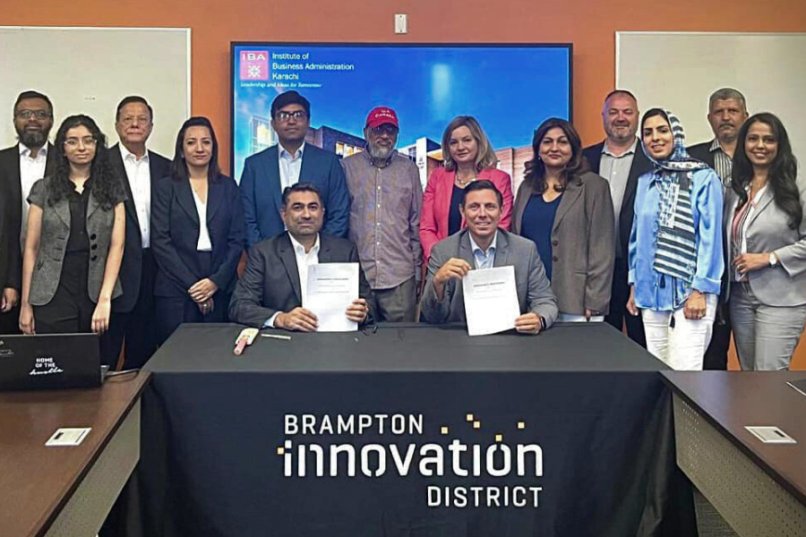 Breaking Borders: IBA Karachi and City of Brampton, Ontario, Canada, Collaborate for Innovation